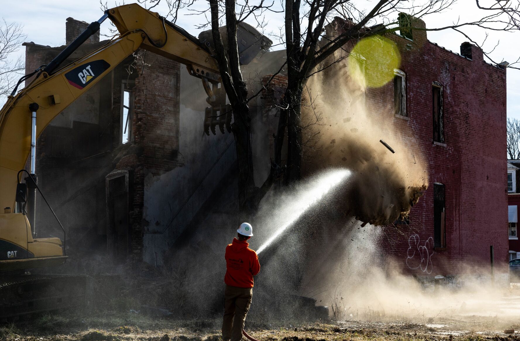 Land Reutilization Authority demolishes building